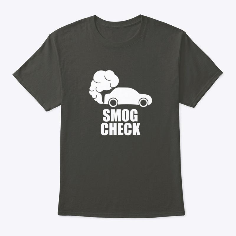 Smog Check with car - T-shirt